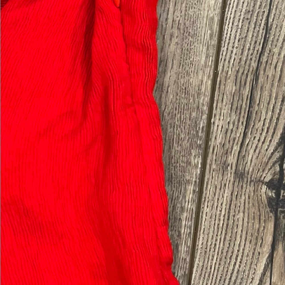 Maeve by Anthropologie Red Corset A-Line Mini Dress - Size 10P Petite NWT - Picture 7 of 7